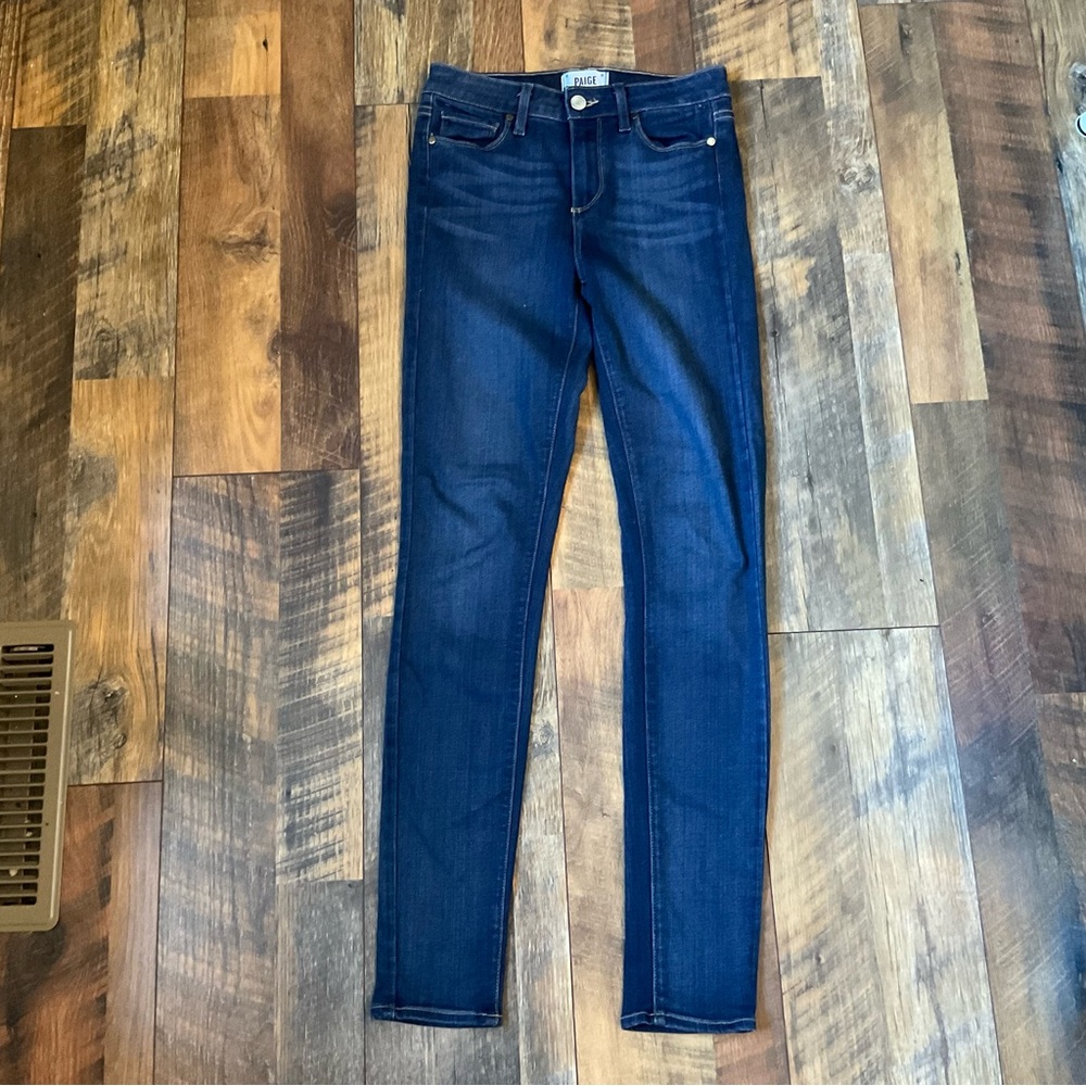 PAIGE Women's Skinny Jeans in Dark Indigo Blue